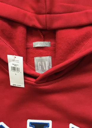 Крутой худи gap fleece logo hoodie оригинал оригінал original хит сезона!2 фото