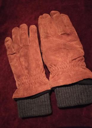 Рукавиці замшеві. розмір 8.