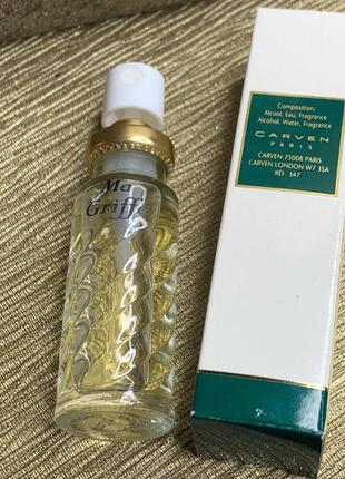 Ma griffe carven парфумована вода оригінал вінтаж мініатюра 3