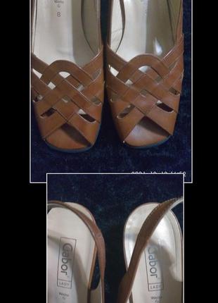 Жкнская обувь, босножки,"gabor", р 42.4 фото