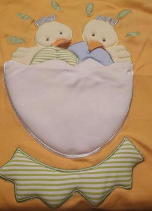 Трикотажная простынь-коврик для новожденного