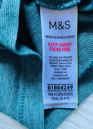 Cтильный реглан m&s мальчику 3-4 года 4