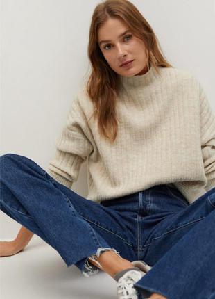 Новий жіночий светр mango, колір-екрю, розмір xl