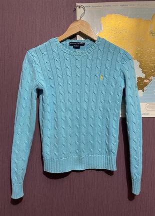 2 свитера женский  ralph lauren голубой