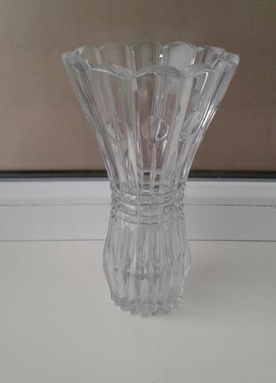 Винтажная хрустальная ваза для цветов ссср нюанс1 фото
