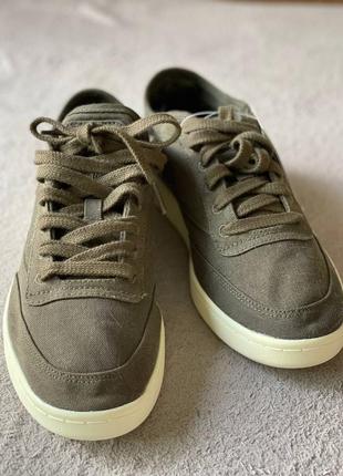 Кроссовки кеды reebok club c c&c (corn & canvas) (adidas, nike, vans)