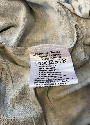 Свободное вискозное платье с воланом/xl/ brend marks& spencer5 фото