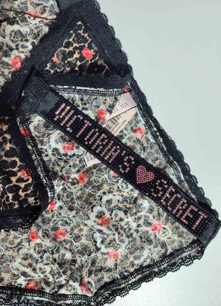 Ідея для подарунка🎀 набір трусики з камінням + коробочка р.c💕victorias secret вікторія сікрет вікторія сікрет оригінал6 фото