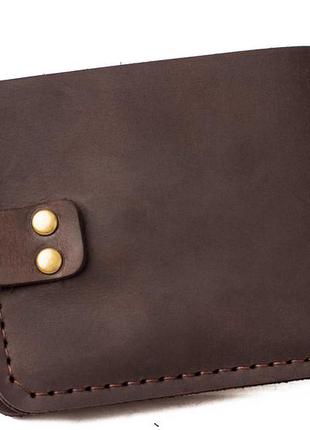 Мужской кожаный кошелек comfort коричневый, портмоне с монетницей из натуральной кожи, бумажник10 фото