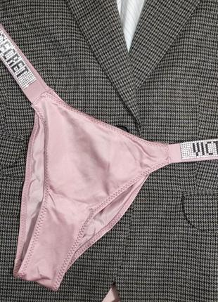 Трусики танга со стразами