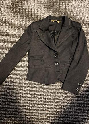Пиджак пиджачек серый школьная форма