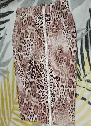 Спідничка міді красивий принт