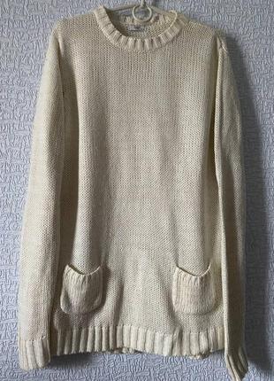 Джемпер молочного кольору