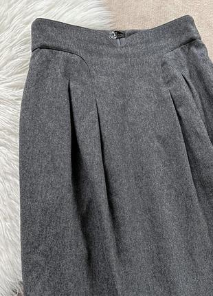 Шикарная женская шерстяная юбка миди карандаш escada3 фото