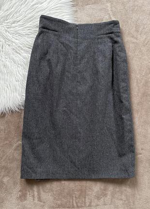 Шикарная женская шерстяная юбка миди карандаш escada9 фото