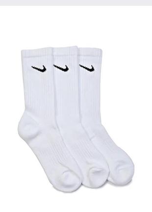 Спортивні шкарпетки nike 3ppk value cotton sx4508-101