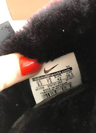 Nike huarache x acronym city mid-winter зимние кроссовки найк черные4 фото