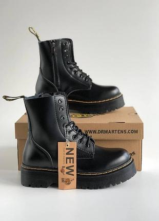 Dr. martens jadone black демісезонні черевики мартінс жадон чорні1 фото