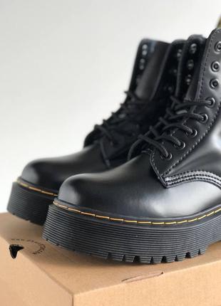 Dr. martens jadone black демисезонные ботинки мартинс жадон черные7 фото