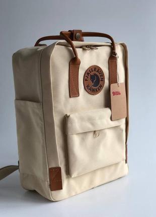 Рюкзак fjallraven kanken бежевий