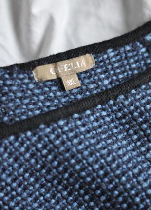 Тёплый вязаный свитер крупная вязка синий свитер реглан зимовий светр синій реглан7 фото