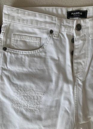 Білі чоловічі джинси6 фото