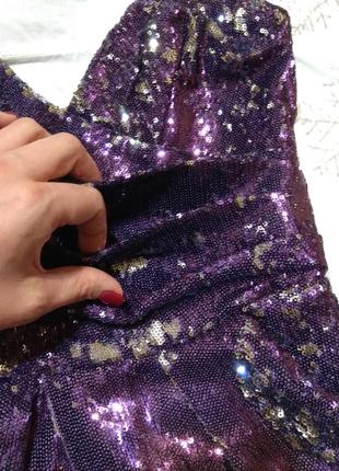 Шикарне блискуче плаття в паєтки від lipsy london ошатне новорічне4 фото