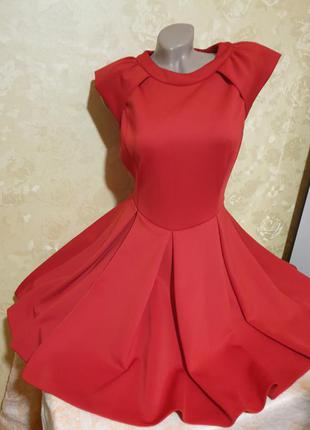 Новогодние цены яркое красное платье 👗