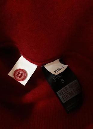 Червона кашемірова кофта джемпер f&f8 фото