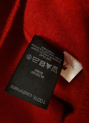 Червона кашемірова кофта джемпер f&f9 фото