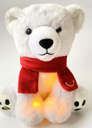 Мягкая светящаяся игрушка медведь1 фото