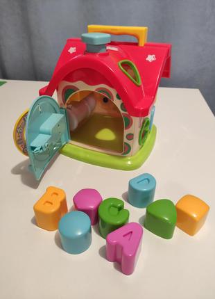 Развивающая игрушка домик дом будиночок сортер домік розвиваюча іграшка сортер7 фото