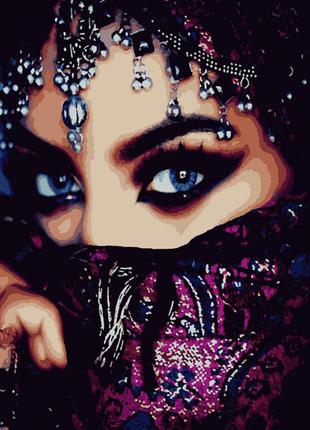 Картина по номерам 50*60 "арабская красота"