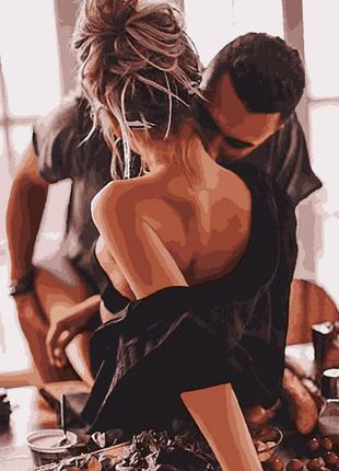 Картина по номерам 50"60 "романтическое утро", страстное утро, пара