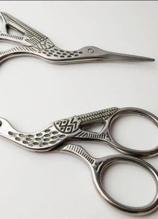 Ножиці ножиці чапля птах вінтаж вінтажні ножиці срібні ножиці ножиці вінтаж вінтажні