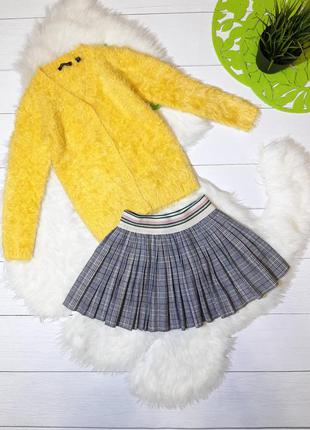 Милий набір на 4 рочки кардиган кофта  спідничка плісе