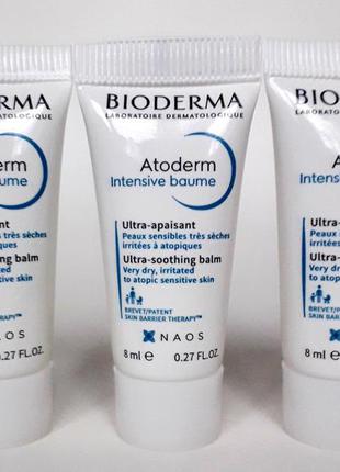 Распродажа! bioderma atoderm intensive baume биодерма атодерм бальзам интенсив для сухой, чувствительной, атопичной кожи.1 фото