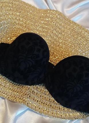 Шикарний бархатний бюстгальтер