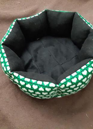 Двухсторонняя лежанка лежак 30×30 спальное место для кошек и собак2 фото