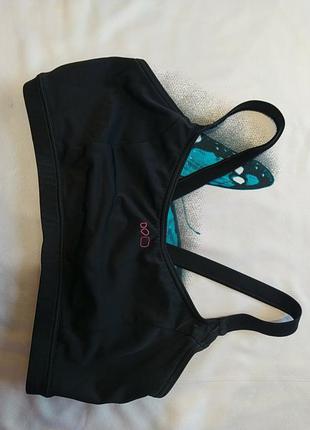 Топ чорний для спорту без паралону