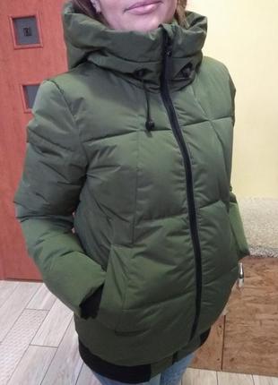 Куртка зимняя хаки2 фото