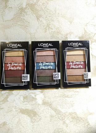 Палетка тіней фірми l'oreal