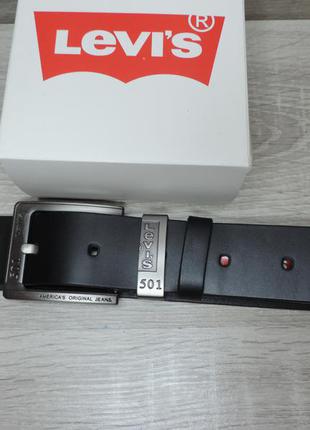 Ремень мужской кожаный