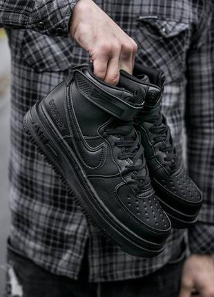 Кроссовки nike air force mid gore-tex all black