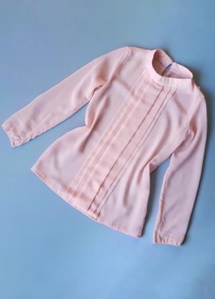 Блузка-накидка розовая однотонная5 фото