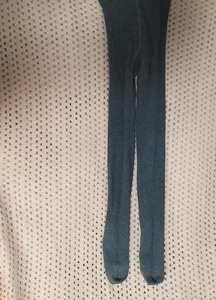Колготы на мальчика серые (на 4-5 лет). хлопок