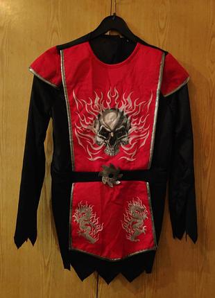 Костюм новогодний огненный гонщик, на хэлоуин.