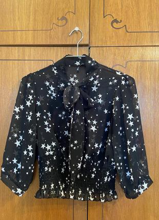 Блуза блузка atmosphere зірки зірки зірочки в стилі dolce dg