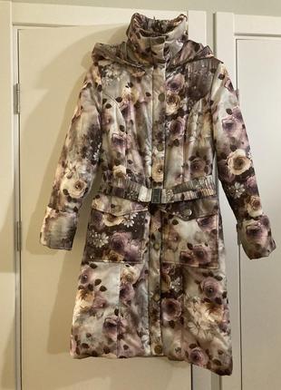 Зимняя куртка пальто для беременных i love mum размер 46 слингокуртка4 фото