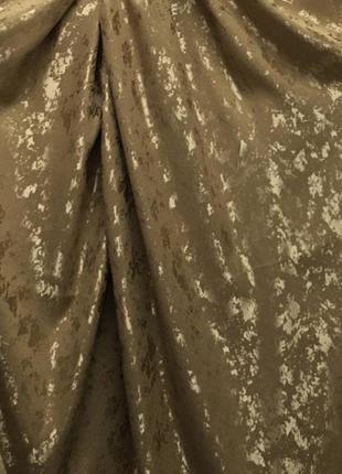 Порт'єрна тканина для штор жаккард коричневого кольору